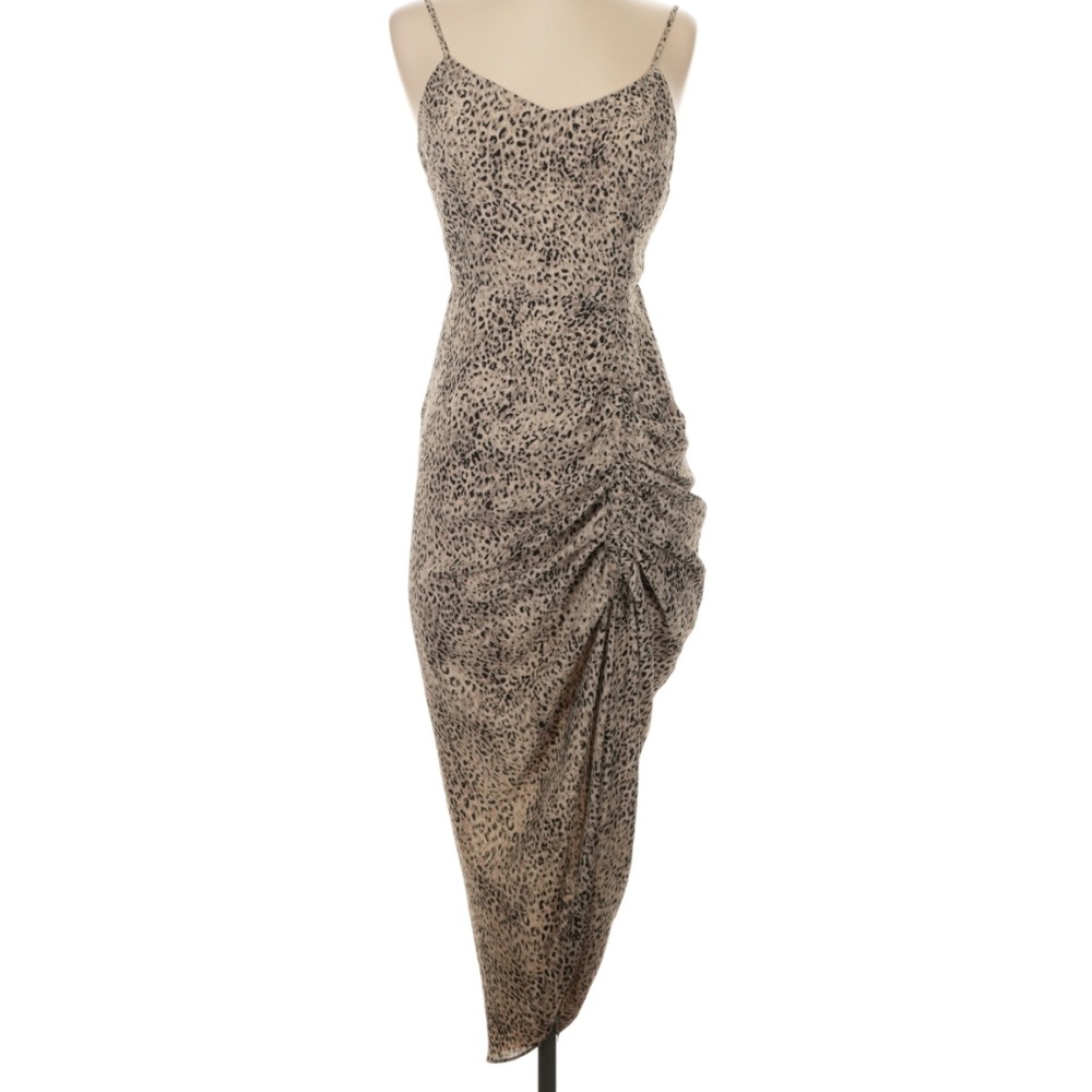 BB Dakota Leopard Cocktail Dress - Size 8